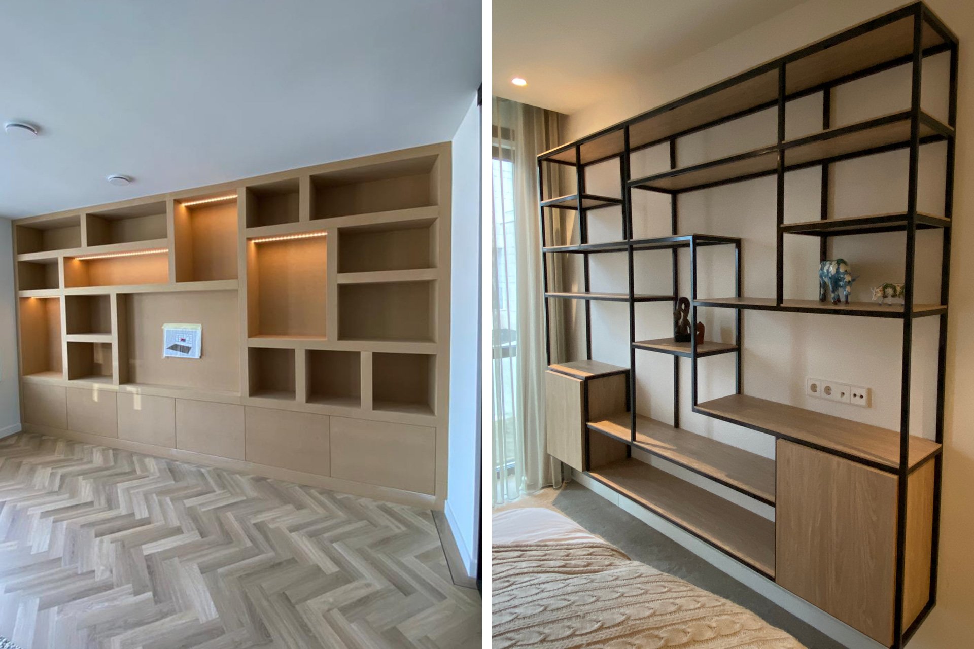 Eyecatcher in huis: vakkenkast op maat